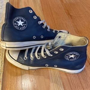 Leather High Top Converse